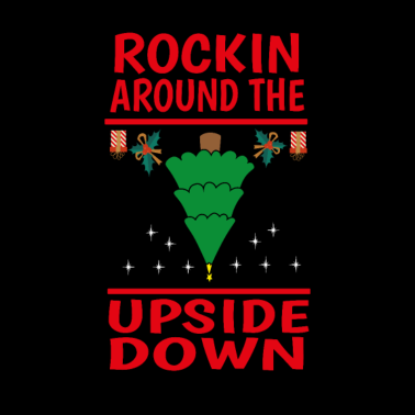 Motiv Kopfüber Weihnachtsbaum Weihnachtsgeschenk Xmas