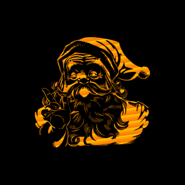 Motiv Weihnachtsmann Weihnachtsgeschenk Christkind Vibes