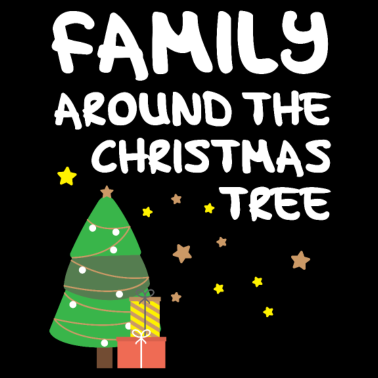 Motiv Weihnachtsgeschenk - Weihnachtsbaum Familien Shir