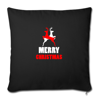 weihnachtsgeschenk oma Kissenbezug - Fröhliche Weihnachten | Rentier Weihnachtsgeschenk
