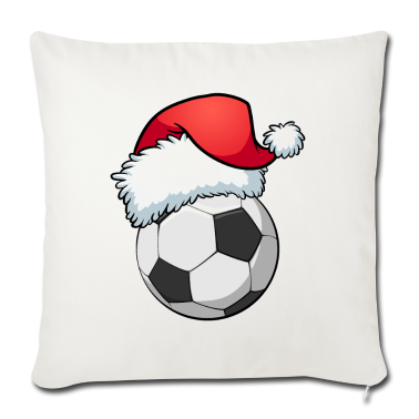 weihnachtsgeschenk oma Kissenbezug - Fußball Mit Nikolausmütze Weihnachtsgeschenk
