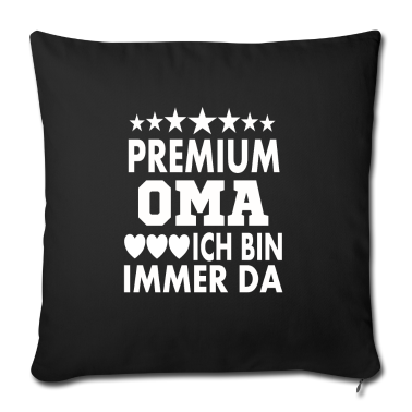 weihnachtsgeschenk oma Kissenbezug - Premium Oma. Ich bin immer da.