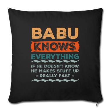 weihnachtsgeschenk oma Kissenbezug - Babu weiß alles Weihnachtsgeschenk