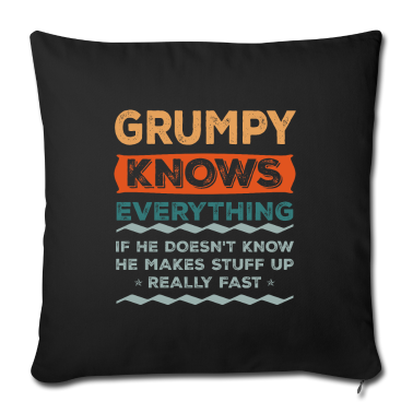 weihnachtsgeschenk oma Kissenbezug - Mürrisch wissen alles Weihnachtsgeschenk