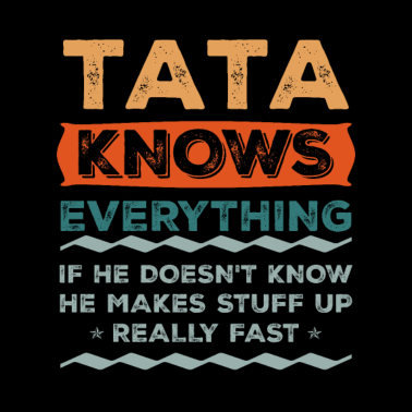 Motiv Tata weiß alles Weihnachtsgeschenk