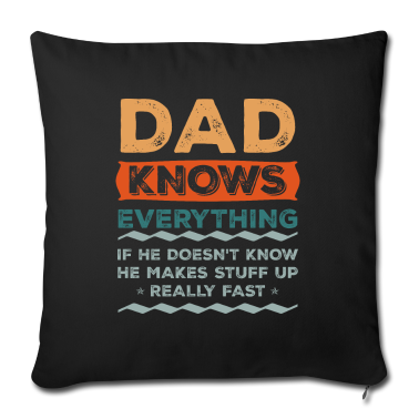 weihnachtsgeschenk oma Kissenbezug - Papa weiß alles Weihnachtsgeschenk