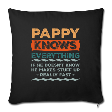 weihnachtsgeschenk oma Kissenbezug - Pappy weiß alles Weihnachtsgeschenk