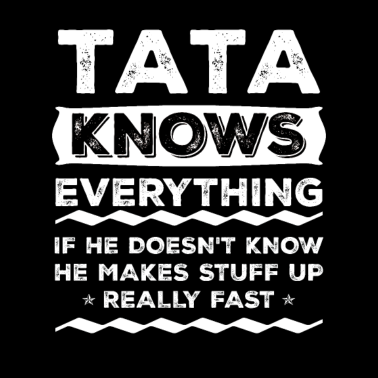 Motiv Tata weiß alles Weihnachtsgeschenk