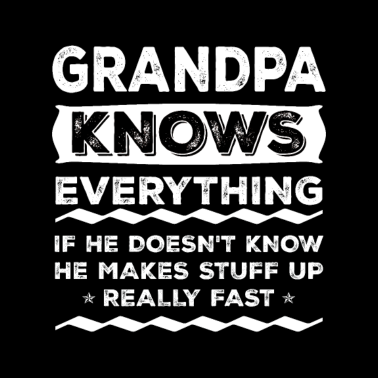 Motiv Opa weiß alles Weihnachtsgeschenk
