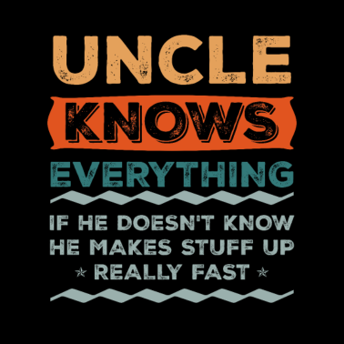 Motiv Onkel weiß alles Weihnachtsgeschenk