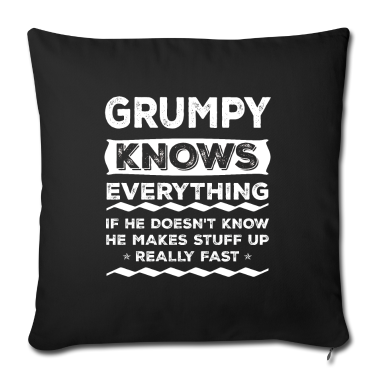 weihnachtsgeschenk oma Kissenbezug - Mürrisch wissen alles Weihnachtsgeschenk