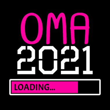 Motiv Oma 2021 Loading Geschenk - werdende Oma