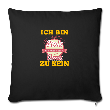weihnachtsgeschenk oma Kissenbezug - Oma shirt • Ich bin stolz • Oma Geschenk