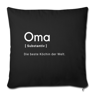 weihnachtsgeschenk oma Kissenbezug - Oma - die beste Köchin der Welt.