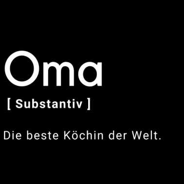 Motiv Oma - die beste Köchin der Welt.