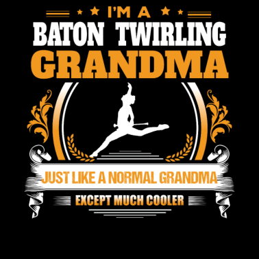 Motiv Baton Twirling Oma Shirt Geschenkidee