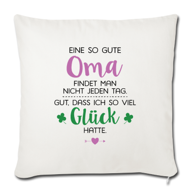 weihnachtsgeschenk oma Kissenbezug - Ich hatte Glück Oma Geschenk Spruch