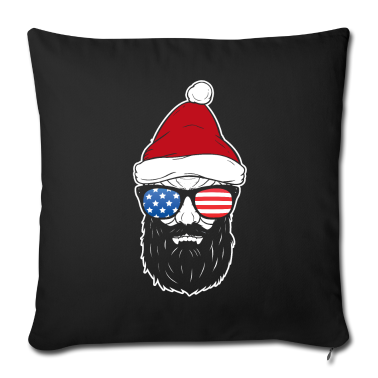 weihnachtsgeschenk oma Kissenbezug - Coole Santa America Sonnenbrile Weihnachtsgeschenk