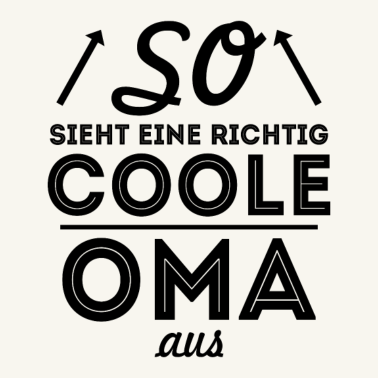 Motiv Coole Oma Geschenk Familie