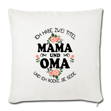weihnachtsgeschenk oma Kissenbezug - Mama und Oma Familie Geschenk
