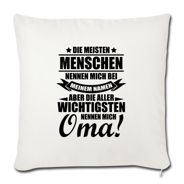 weihnachtsgeschenk oma Kissenbezug - Menschen Oma Familie Geschenk
