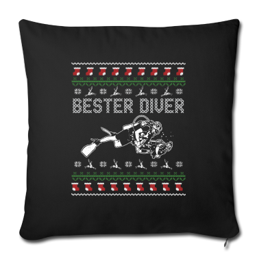 weihnachtsgeschenk oma Kissenbezug - Weihnachtsgeschenk Bester Diver Taucher Geschenk