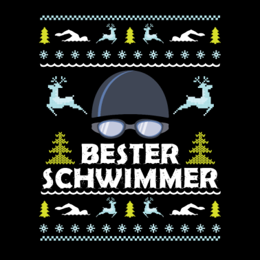 Motiv Weihnachtsgeschenk Bester Schwimmer Sport Geschenk