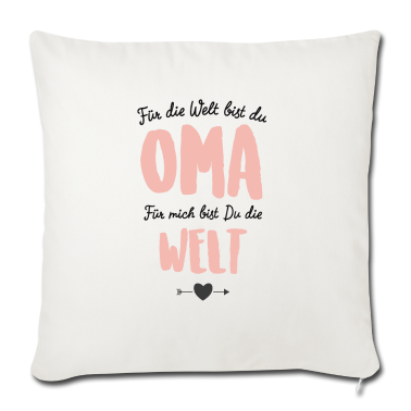 weihnachtsgeschenk oma Kissenbezug - Für die Welt bist du Oma