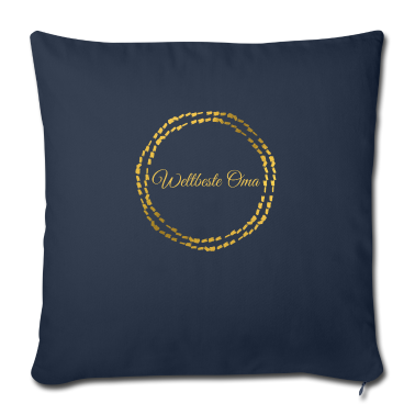 weihnachtsgeschenk oma Kissenbezug - Weltbeste Oma Goldrahmen