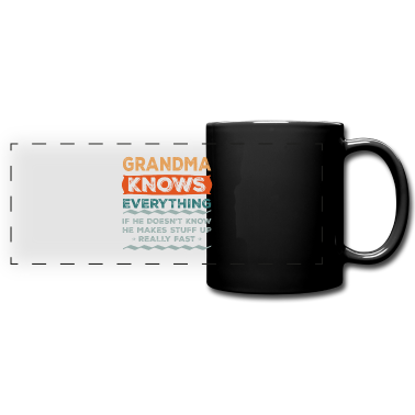 weihnachtsgeschenk oma Tasse - Oma weiß alles Weihnachtsgeschenk
