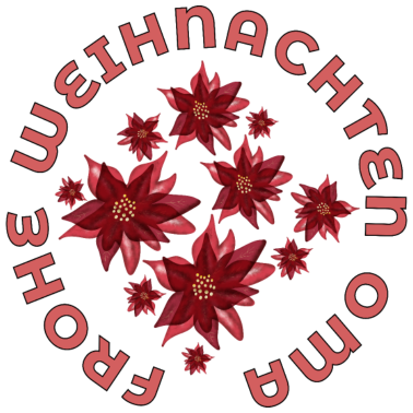 Motiv FROHE WEIHNACHTEN OMA WEIHNACHTSSTERN OMI Großmama