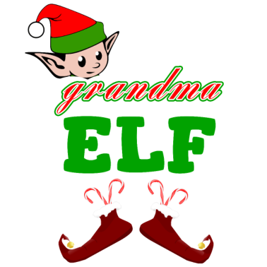 Motiv Oma Elf Weihnachtsgeschenk