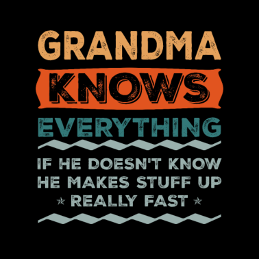 Motiv Oma weiß alles Weihnachtsgeschenk