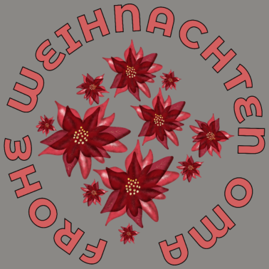 Motiv FROHE WEIHNACHTEN OMA WEIHNACHTSSTERN OMI Großmama