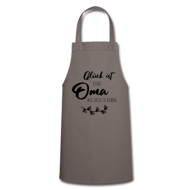 Weihnachtsgeschenk Oma Schürze - Glück ist, eine Oma wie dich zu haben.