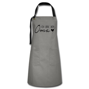 Weihnachtsgeschenk Oma Schürze - Ich liebe dich, Oma
