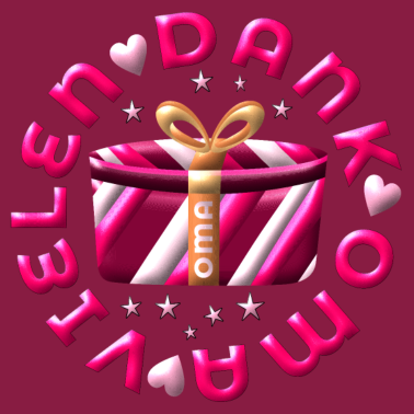 Motiv Vielen Dank Oma Dankeschön Omi DANKE Großmutter