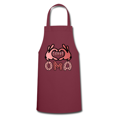 Weihnachtsgeschenk Oma Schürze - DANKE OMA HERZEN VERSCHENKE LIEBE