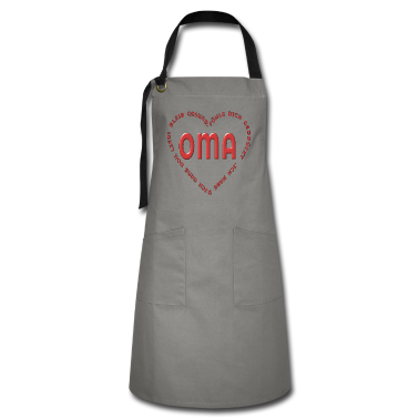 Weihnachtsgeschenk Oma Schürze - OMA BLEIB GESUND FÜHL DICH GEDRUECKT QUARANTÄNE