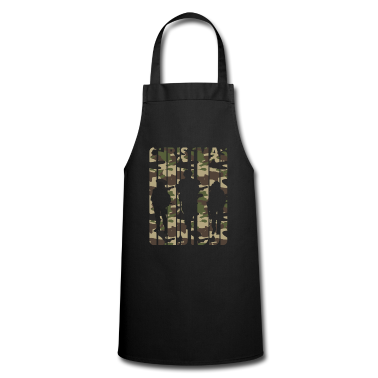 Weihnachtsgeschenk Oma Schürze - Vintage Weihnachtsgeschenke. Camouflage.Army Soldaten.