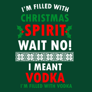 Motiv Wodka Weihnachtsgeschenk Weihnachtsgeist Weihnachtsmann