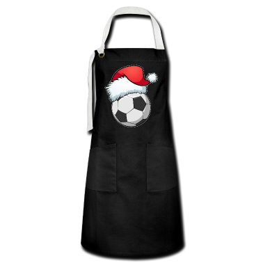 Weihnachtsgeschenk Oma Schürze - Fußball Mit Nikolausmütze Weihnachtsgeschenk