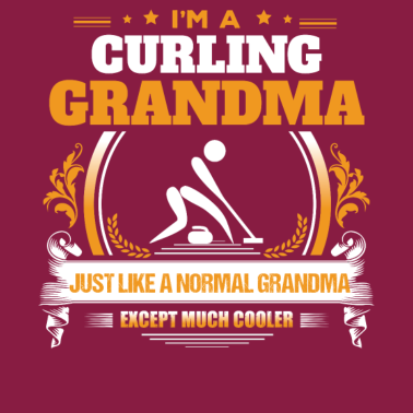 Motiv Curling Oma Shirt Geschenkidee
