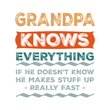 Motiv Opa weiß alles Weihnachtsgeschenk