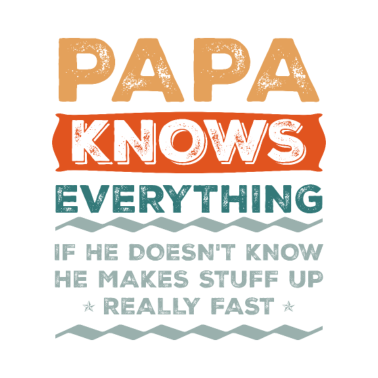 Motiv Papa weiß alles Weihnachtsgeschenk
