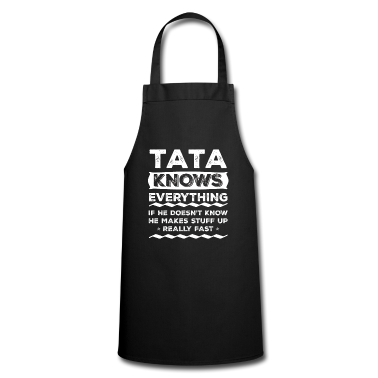 Weihnachtsgeschenk Oma Schürze - Tata weiß alles Weihnachtsgeschenk
