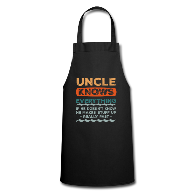 Weihnachtsgeschenk Oma Schürze - Onkel weiß alles Weihnachtsgeschenk