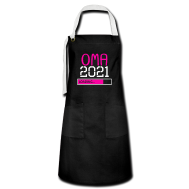 Weihnachtsgeschenk Oma Schürze - Oma 2021 Loading Geschenk - werdende Oma