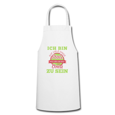 Weihnachtsgeschenk Oma Schürze - Oma shirt • Ich bin stolz • Oma Geschenk