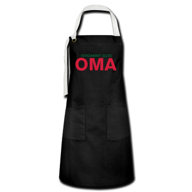 Weihnachtsgeschenk Oma Schürze - Geschenk für Oma ( Verdammt gute Oma )